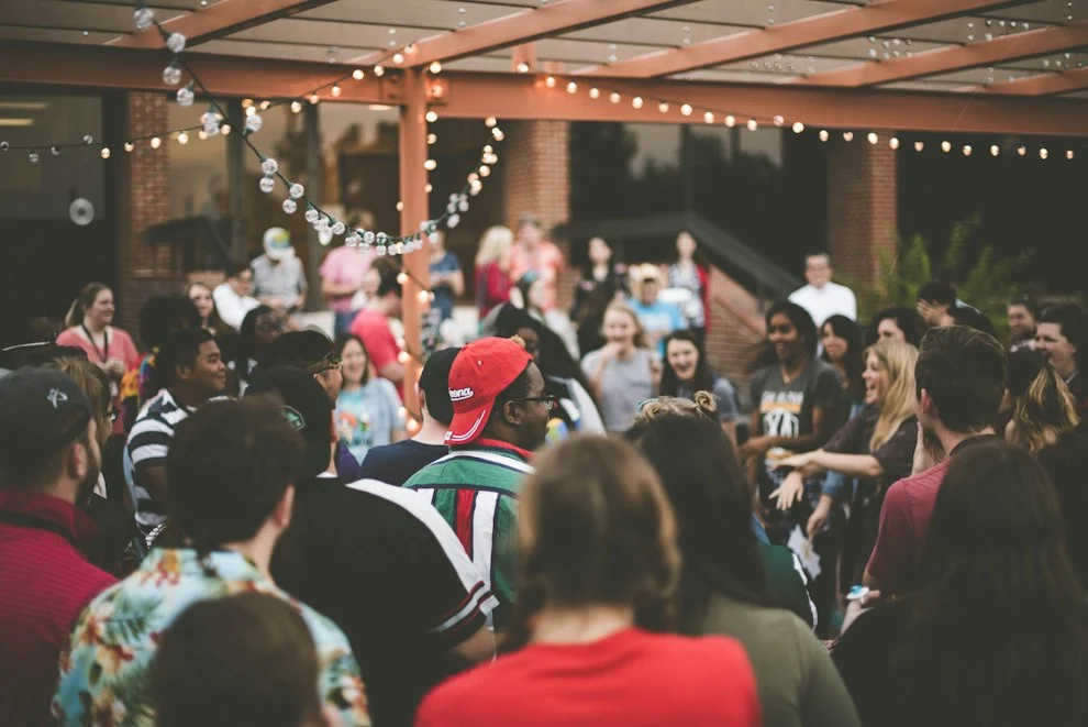 Attendees checking in at a Venndor-ticketed event
